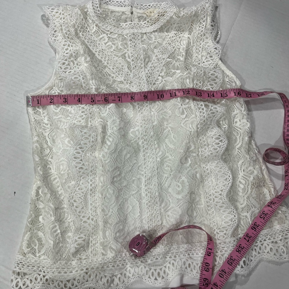 ADIVA RUFFLE SLEEVE LACE TOP (769) - Picture 15 of 16
